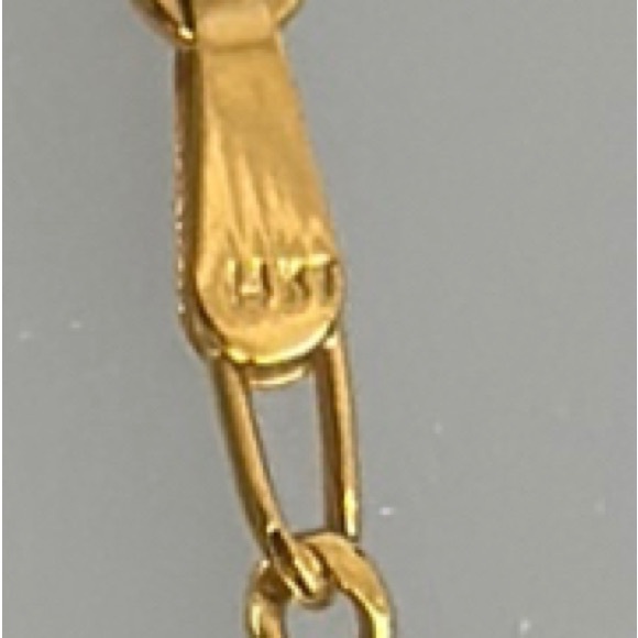 14k real solid Gold Chain Necklace - Picture 7 of 7